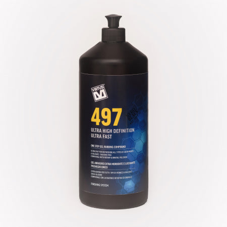 Allchem Virtus 497 Ultra Fast Cut & Polish Compound Black - 1 Litre