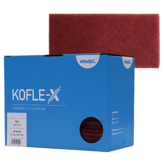 Kovax - Kofle-X Slim Hand Pads Red Very Fine - 25 per Box