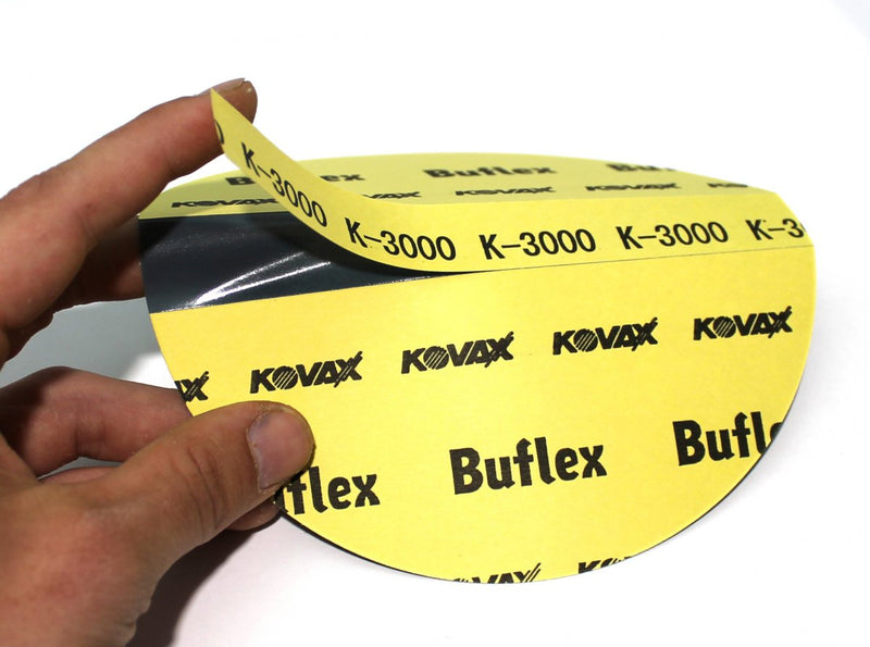 Kovax K3000 152mm Buflex Wet Stickon Discs (Black) - 25 per Box
