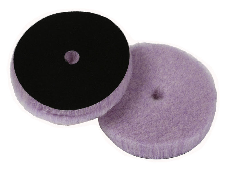 Lake Country Purple Foamed Wool 58-4265 6.5 Inch Pad - 1 Inch Pile