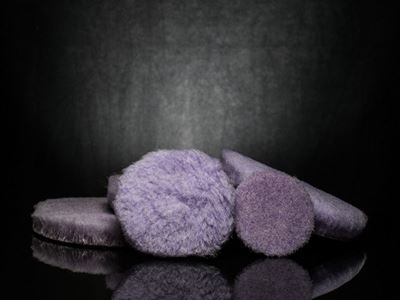 Lake Country Purple Foamed Wool (No Centre Hole) 58-423 - 3" Pad - 1" Pile